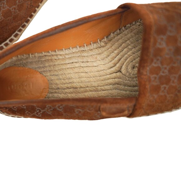 GUCCI Suede Espadrilles Size 10 - Picture 8 of 10